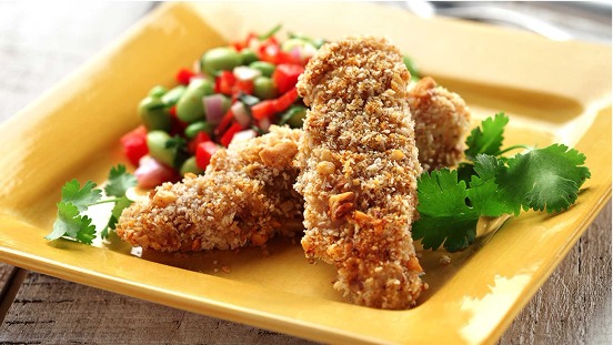 Panko crusted fish sticks